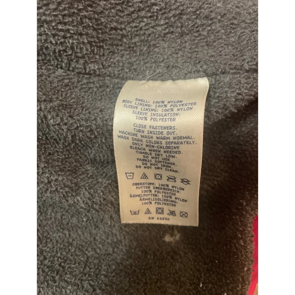 Lands End Squall Kids Jacket Sz M 5-6 Dark Red‎ Waterproof Hooded Winter Coat